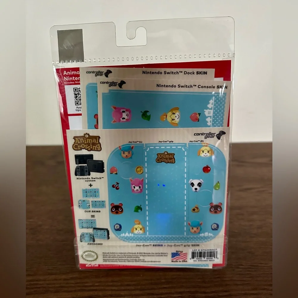 New Animal Crossing New Horizon Switch Skin Party Animals